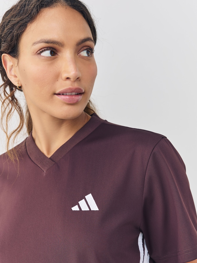 Buy adidas Brown 3-Stripes Shift Dress from Next USA