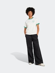 adidas Originals White Retro Tennis 100% Cotton T-Shirt - Image 4 of 6