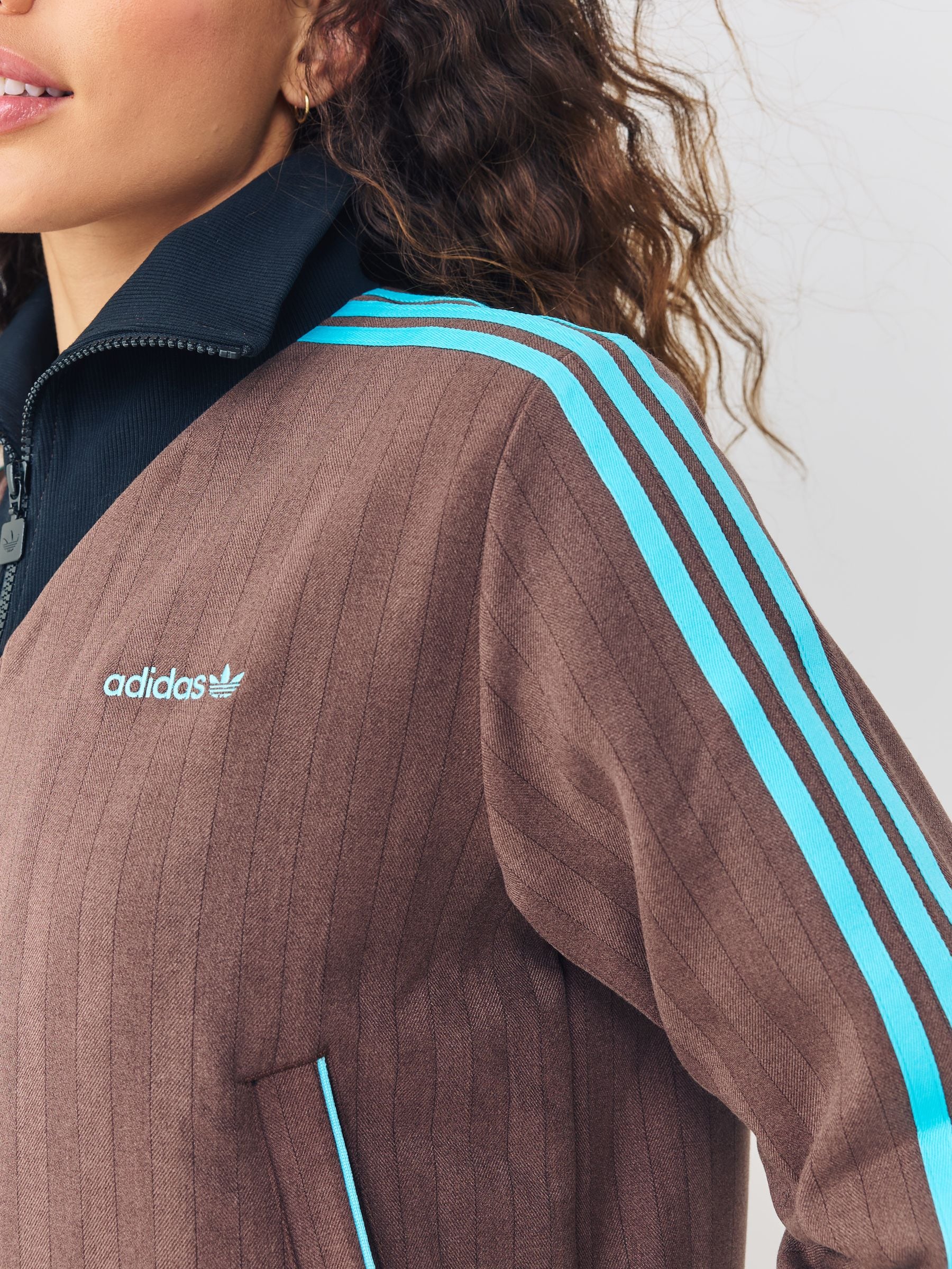 Buy adidas Originals Brown Tailored Jacket from Next USA