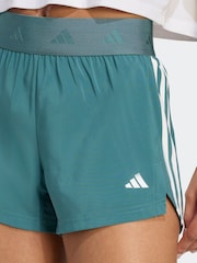 Verde oscuro - Pantalones cortos tejidos Hyperglam de adidas - Imagen 4 de 5