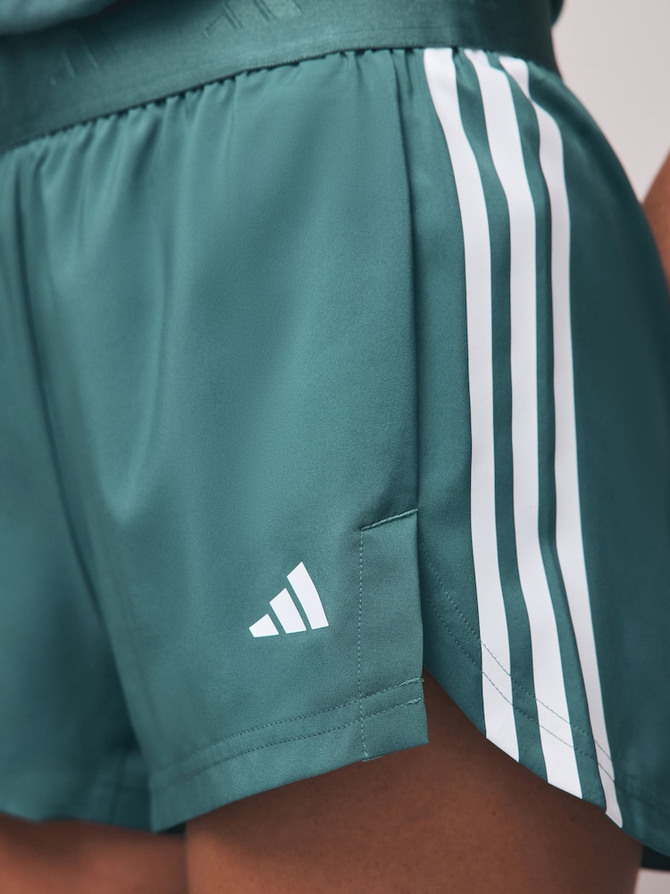 adidas Green Dark Hyperglam Woven Shorts - Image 4 of 4