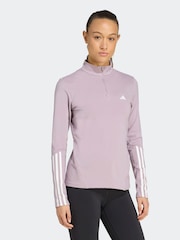 adidas Purple Hyperglam Training Quarter-Zip Top - Image 1 of 6