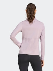 adidas Purple Hyperglam Training Quarter-Zip Top - Image 2 of 6