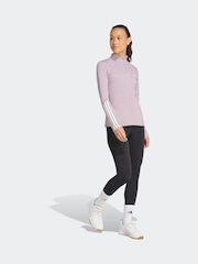 adidas Purple Hyperglam Training Quarter-Zip Top - Image 3 of 6
