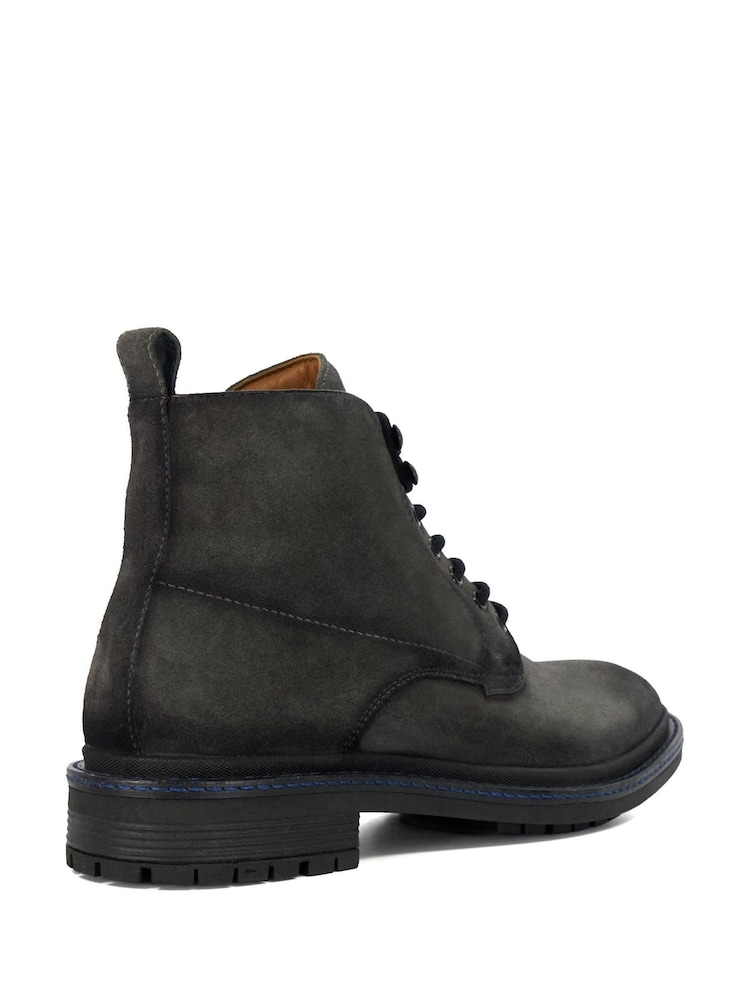 Dune London Grey Calio Lace Up Boots - Image 4 of 6