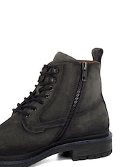 Dune London Grey Calio Lace Up Boots - Image 6 of 6