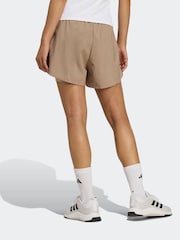 adidas Brown Minimal 2in1 Shorts - Image 2 of 6
