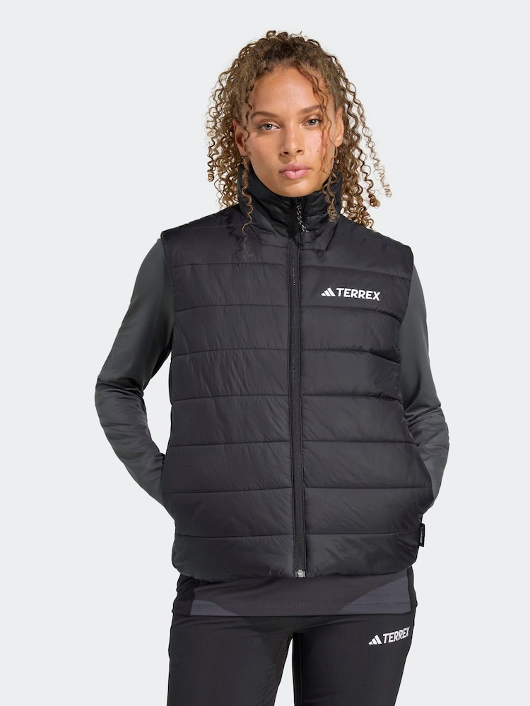 adidas Black Essentials Climacool Padded Gilet - Image 1 of 7 adidas Black Essentials Climacool Padded Gilet - Image 1 of 7