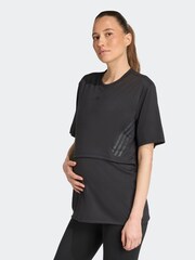 adidas Black Mat T-Shirt - Image 1 of 5
