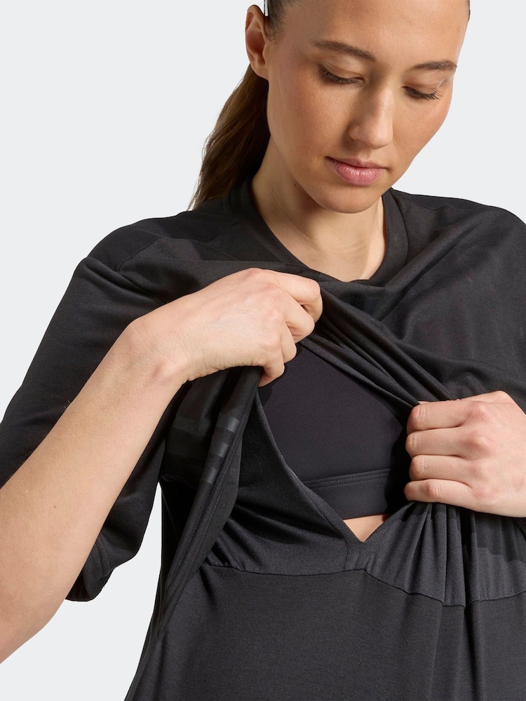adidas Black Mat T-Shirt - Image 5 of 5