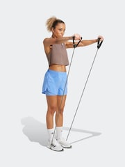 adidas Blue Minimal 2 in1 Shorts - Image 3 of 6