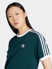 zelena - Kratka majica adidas Originals s 3 črtami - Slika 5 iz 6