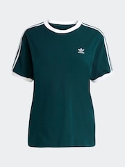 zelena - Kratka majica adidas Originals s 3 črtami - Slika 6 iz 6