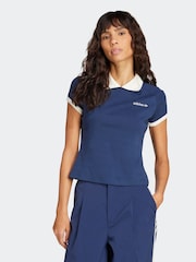 modra - Kratka polo majica Adidas Original - Slika 1 iz 6