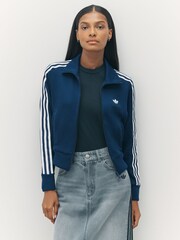 adidas Originals Blue Firebird Knit Tracktop - Image 1 of 6