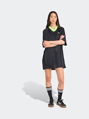 adidas Originals Black Jacquard Dress - Image 1 of 6