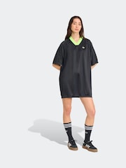 adidas Originals Black Jacquard Dress - Image 3 of 6