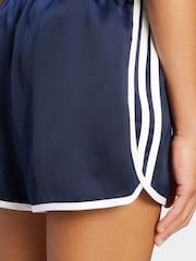 adidas Originals Blue Adicolour 3-Stripes Sprinter Shorts - Image 5 of 6