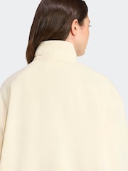 adidas Originals Cream Essentials Linear Oversizez 1/4 Zip Sweatshirt - Image 5 of 6