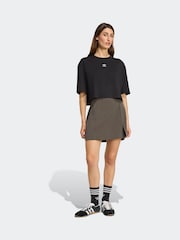 adidas Originals Green Tailored 3-Stripes Skirt - Image 3 of 6