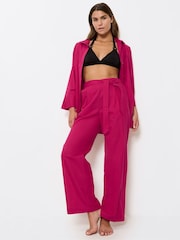 Rosa - Triumph Summer Wear 100% Cotton Trousers - Imagen 1 de 5