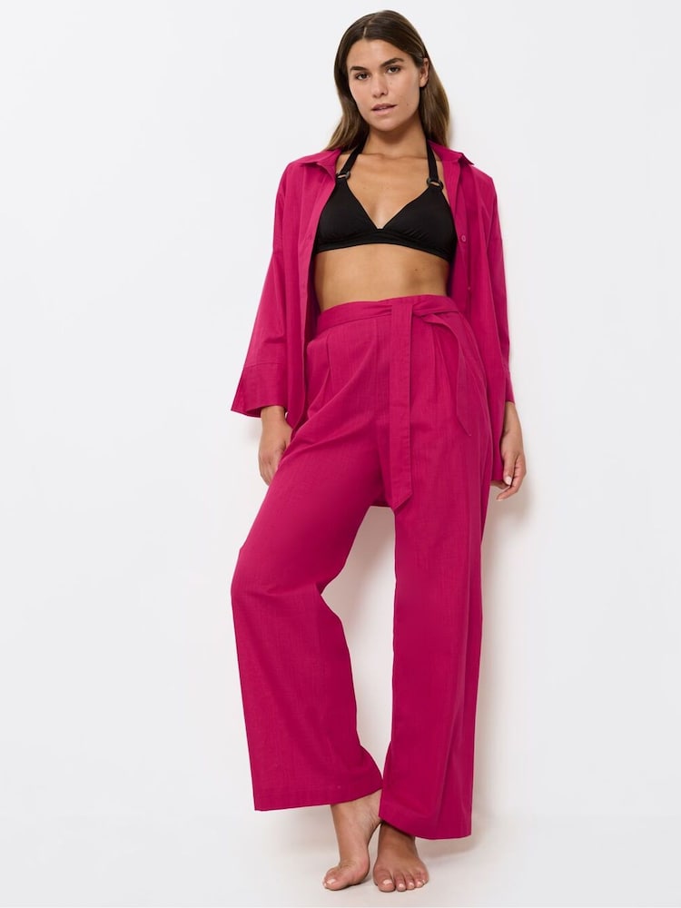 Rosa - Triumph Summer Wear 100% Cotton Trousers - Imagen 1 de 5