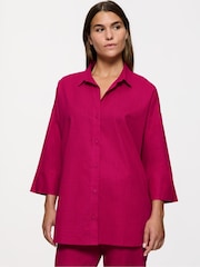 Triumph Boyfriend Green Summer Wear 100% Cotton Shirt - Image 1 of 5