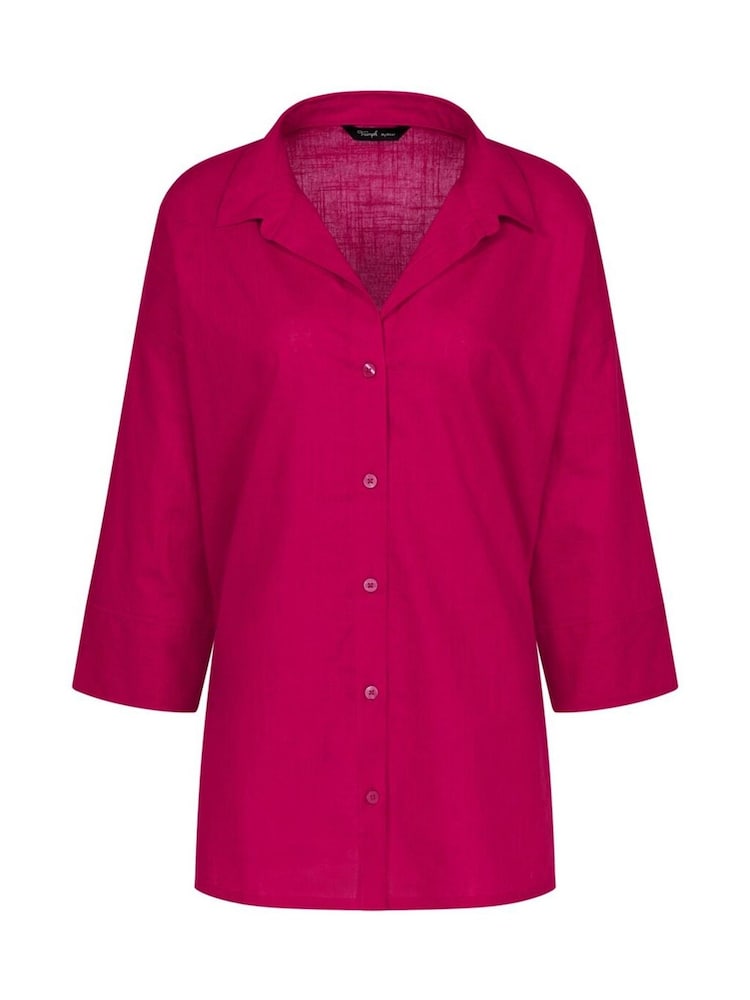 Triumph Boyfriend Green Summer Wear 100% Cotton Shirt - Image 5 of 5
