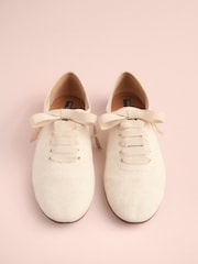 Natural Tabitha Simmons x Next Dilly Round Toe Lace Up Slim Jazz Shoes - Image 7 of 9
