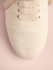 Natural Tabitha Simmons x Next Dilly Round Toe Lace Up Slim Jazz Shoes - Image 9 of 9