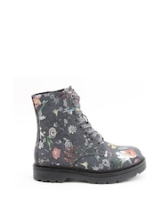 Heavenly Feet Justina2 Floral Velour Ankle Boots - Image 1 of 6