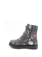 Heavenly Feet Justina2 Floral Velour Ankle Boots - Image 2 of 6