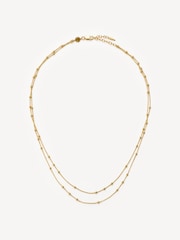 Missoma Gold Tone Double Chain Necklace - Image 1 of 7
