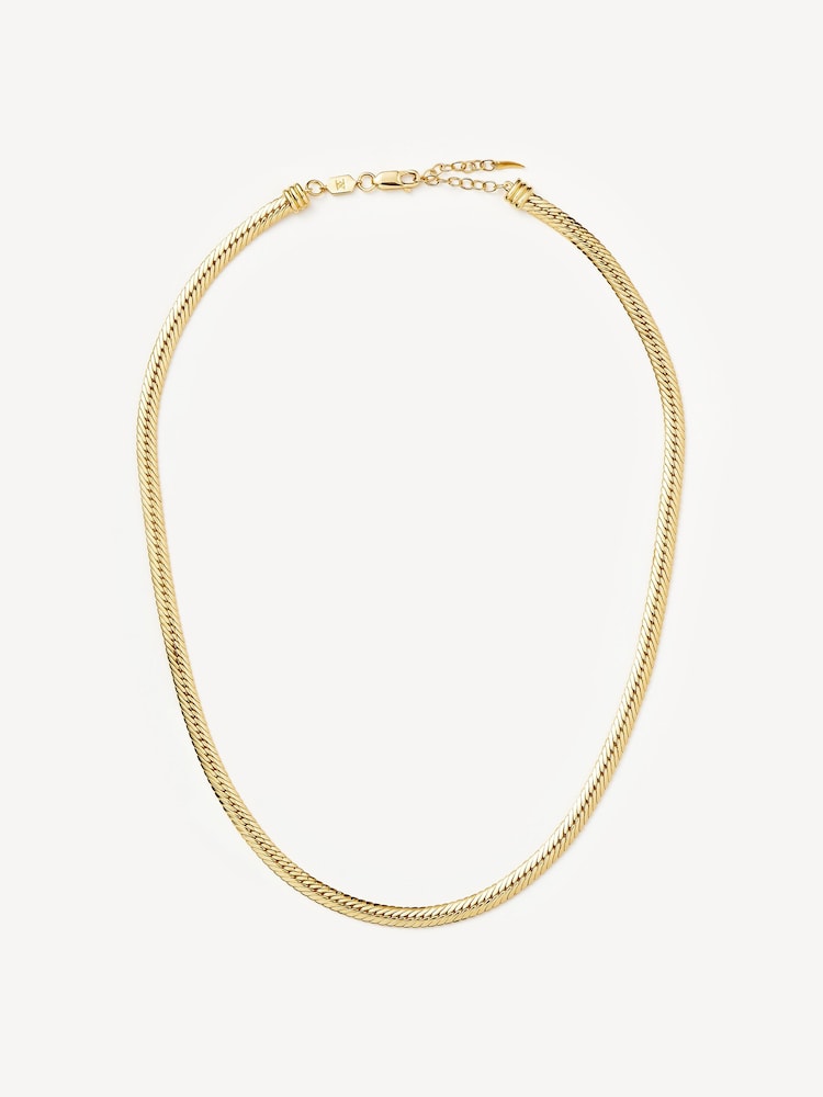 Missoma Gold Tone Camail Chain Necklace - Image 1 of 9
