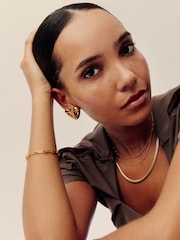 Missoma Gold Tone Camail Chain Necklace - Image 7 of 9