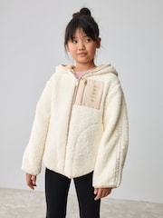 Baker by Ted Baker Zip Through Hooded Fleece Jacket - Image 1 of 13