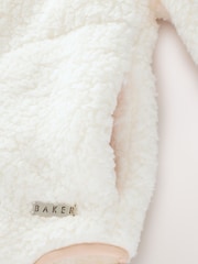 Baker by Ted Baker Zip Through Hooded Fleece Jacket - Image 12 of 13