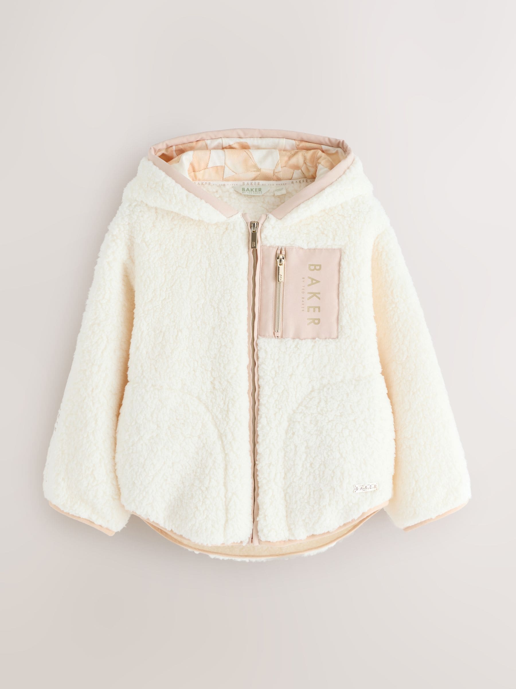 Buy Baker by Ted Baker Zip Through Hooded Fleece Jacket from Next USA