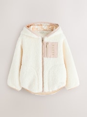 Baker by Ted Baker Zip Through Hooded Fleece Jacket - Image 6 of 13