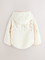 Baker by Ted Baker Zip Through Hooded Fleece Jacket - Image 7 of 13