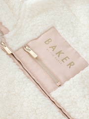 Baker by Ted Baker Zip Through Hooded Fleece Jacket - Image 9 of 13