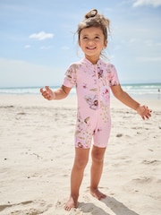 Pink Floral Sunsafe Swimsuit (3mths-10yrs) - Image 2 of 8