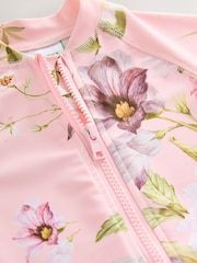 Pink Floral Sunsafe Swimsuit (3mths-10yrs) - Image 8 of 8