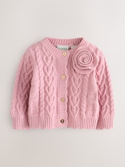 Baker by Ted Baker Knitted Corsage Cardigan - Image 1 of 5