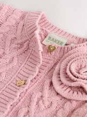 Baker by Ted Baker Knitted Corsage Cardigan - Image 3 of 5