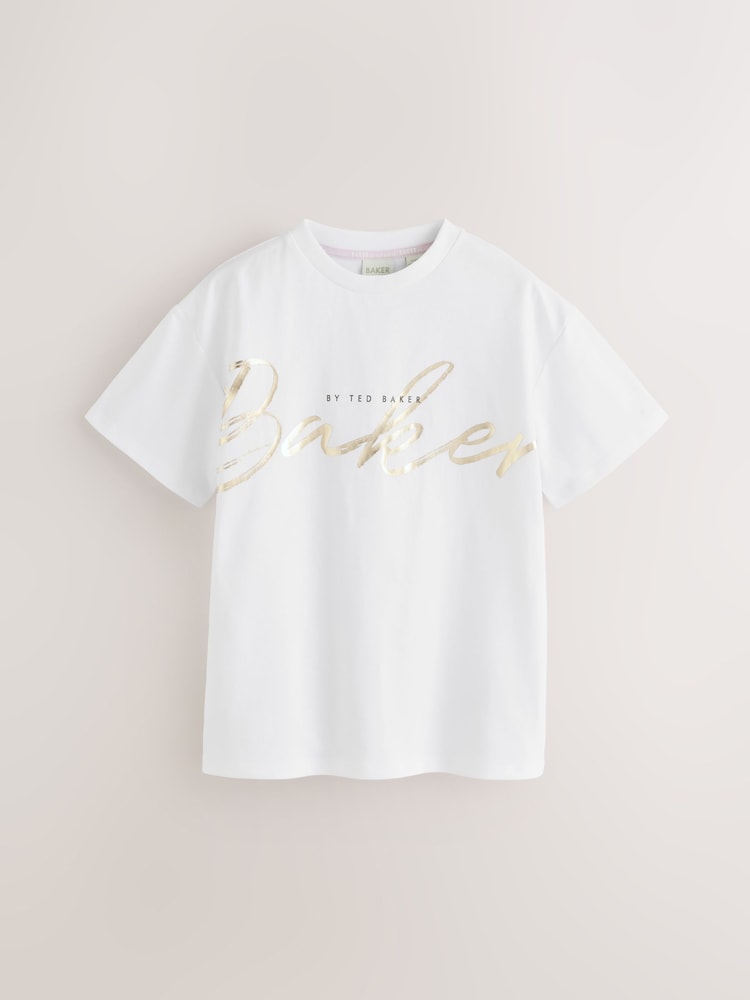 Baker By Ted Baker 3 Pack Oversized Graphic Print T-Shirts - Image 2 of 9