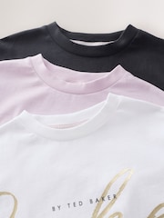 Baker By Ted Baker 3 Pack Oversized Graphic Print T-Shirts - Image 6 of 9