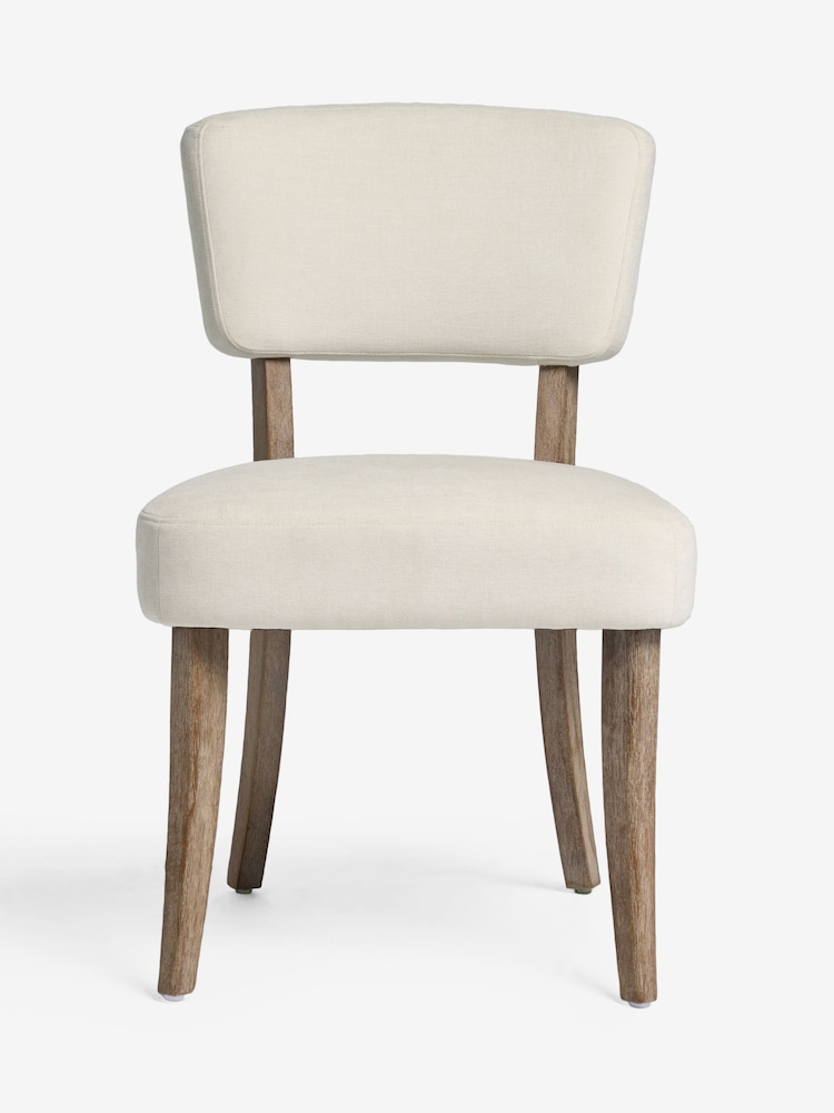 Set of 2 Natural Remi Light Wood Leg Dining Chairs - Image 2 of 9