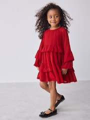 Baker by Ted Baker Tiered Chiffon Dress - Image 1 of 11