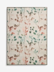 Multi Washable Autumnal Floral Print Rug - Image 2 of 5